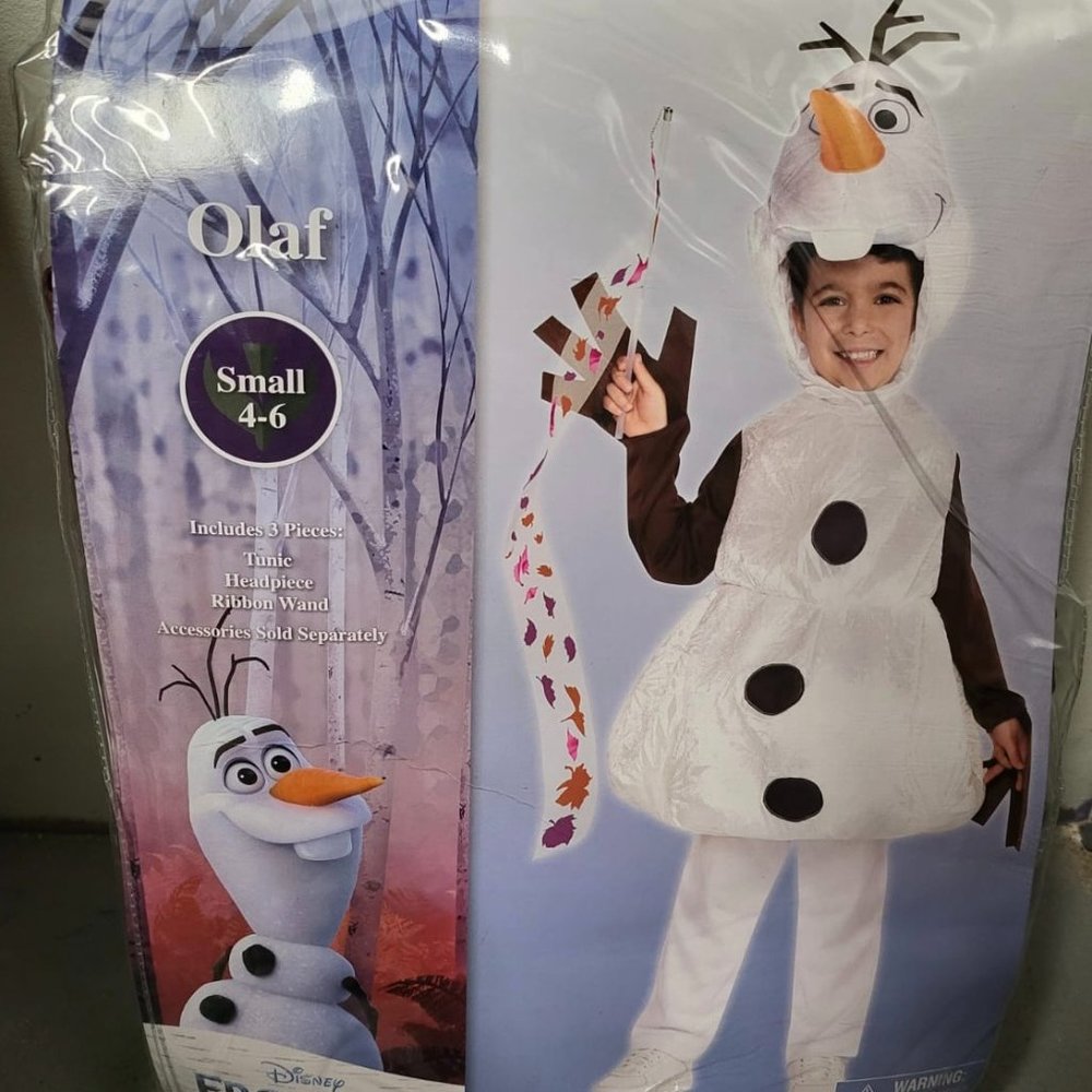 Disney Olaf Kids Costume - White and Black